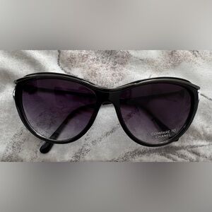 NWOT Black frame cat eye purple glasses Sunglasses boho summer vacation resort